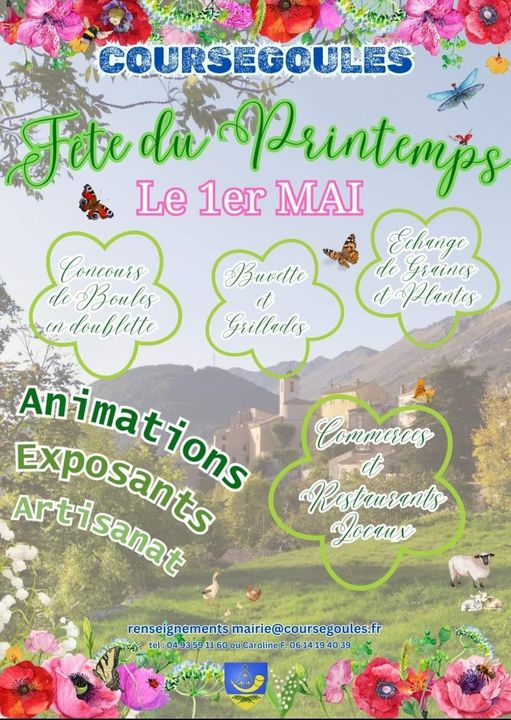 fête du printemps coursegoules 2024