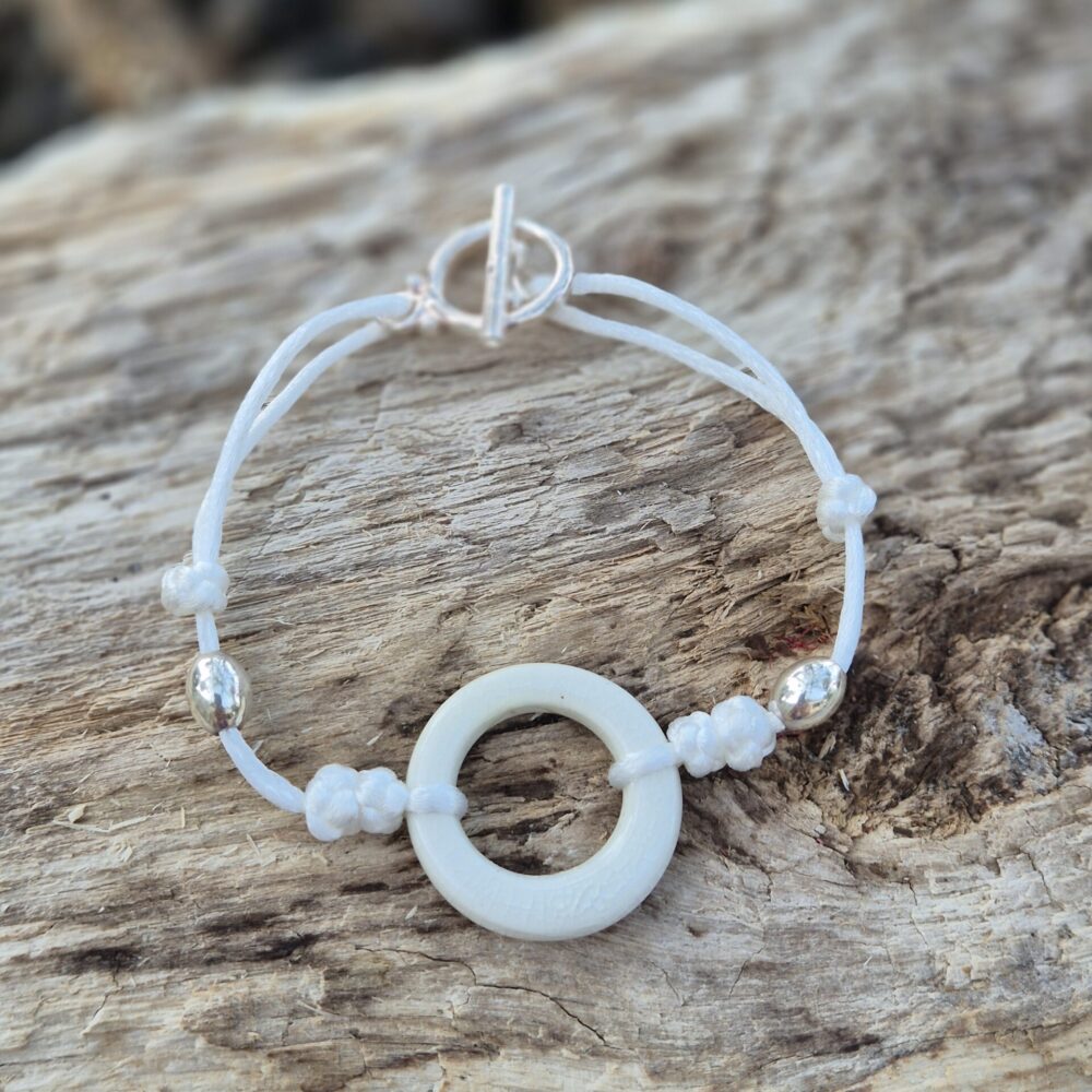 bracelet céramique et argent collection Anglet par LP Ceramique