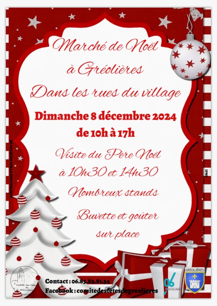 Marché de Noël Gréolières 2024